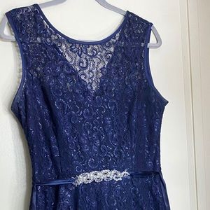 Navy blue dress